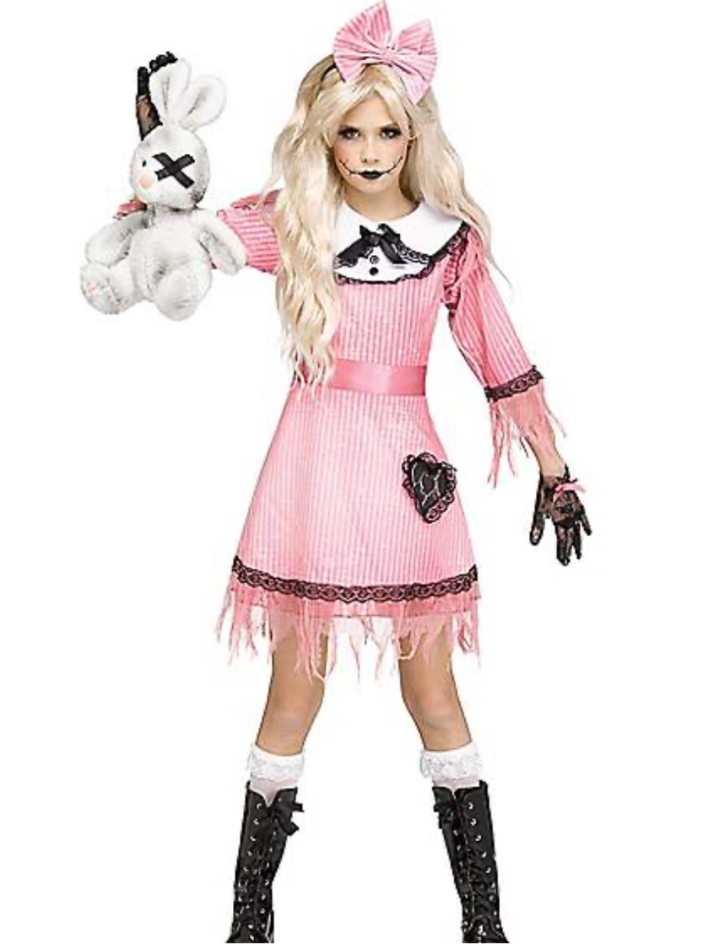 Spirit Halloween Deadly Doll Costume Kid Small 4-6 DRESS ONLY
